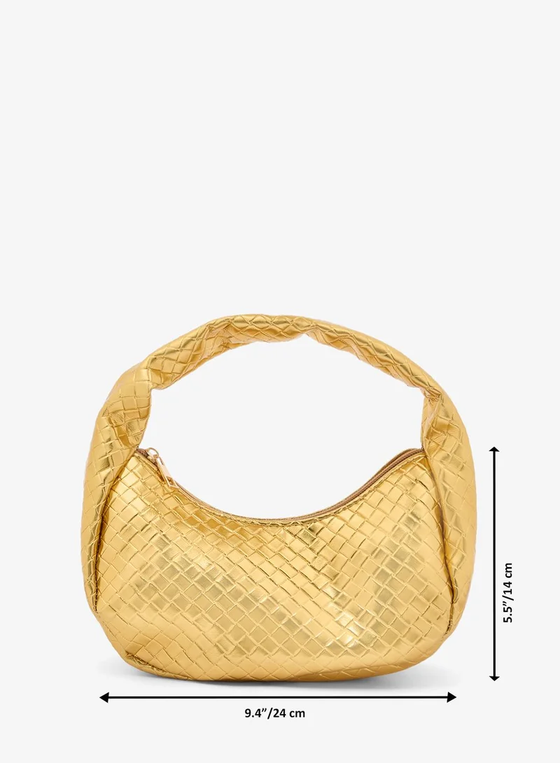 GLAMOROUS  Woven Grab satchel for Women | Best Price UAE